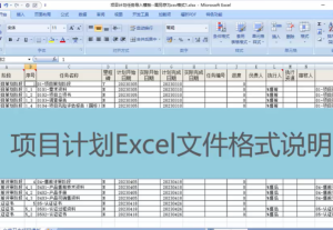 Gungho項(xiàng)目計(jì)劃編制（通過excel導(dǎo)入）