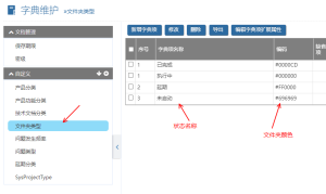 項目文件夾的狀態設置